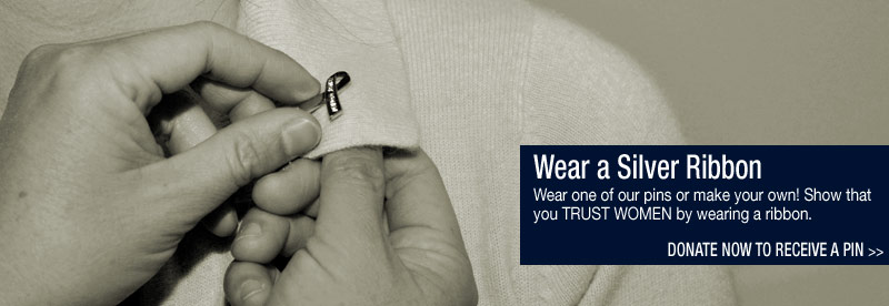 Silver Ribbon - Trust Women